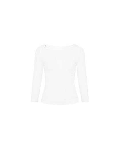 Sleek Fitted Essential Knit Top
