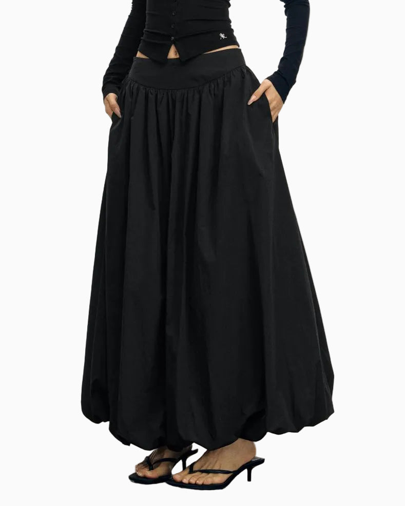 Ariseism American Retro Women s Bubble Skirt 2026 Summer New Style Floral Tulip Skirt WDR609A001 image 1