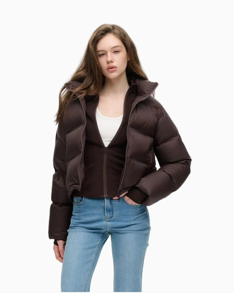 LEIYU LABS Raglan Sleeve German Fleece Base Layer Top Women s 2026 New Style Slim Fit Stand Collar Warm Cardigan Top UTP609A008 image 1
