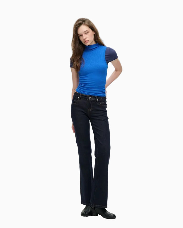 LEIYU LABS Knitted Stand Collar Sleeveless Base Layer Top for Women 2026 Summer New Style Fitted Basic Versatile Top UTP609A007 image 3