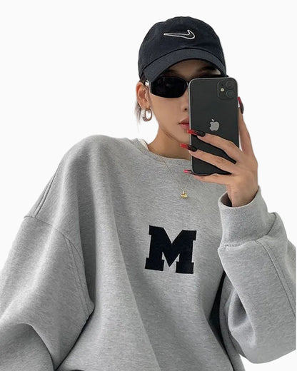 Plush Fleece Crewneck Sweatshirt