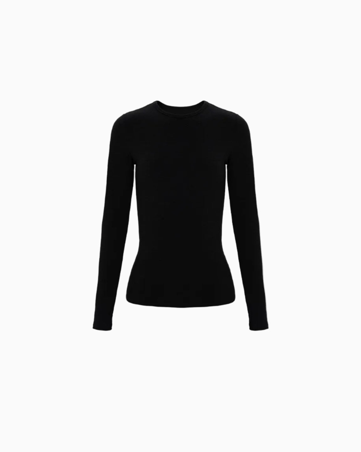 Warm Stretch Crewneck Long-Sleeve Top