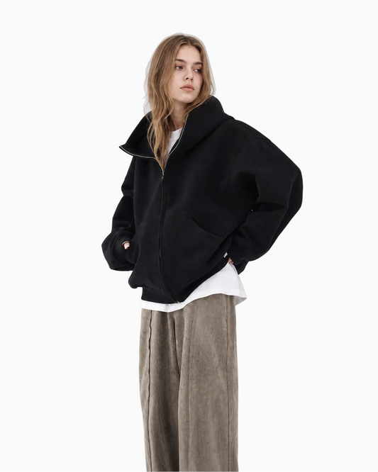 Oversized Drop-Shoulder Hoodie