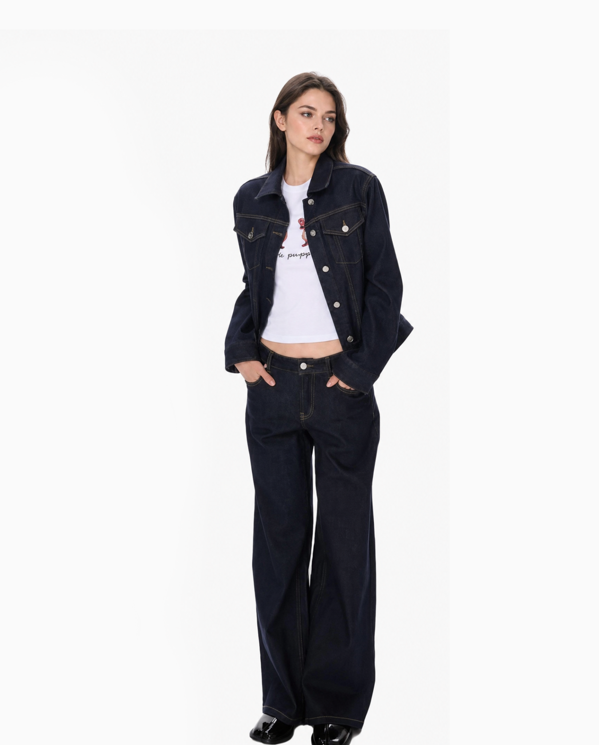 Contoured Denim Jacket