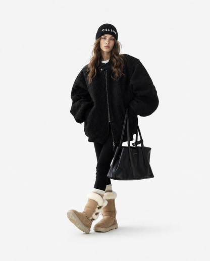 Oversized Teddy Fleece Jacket