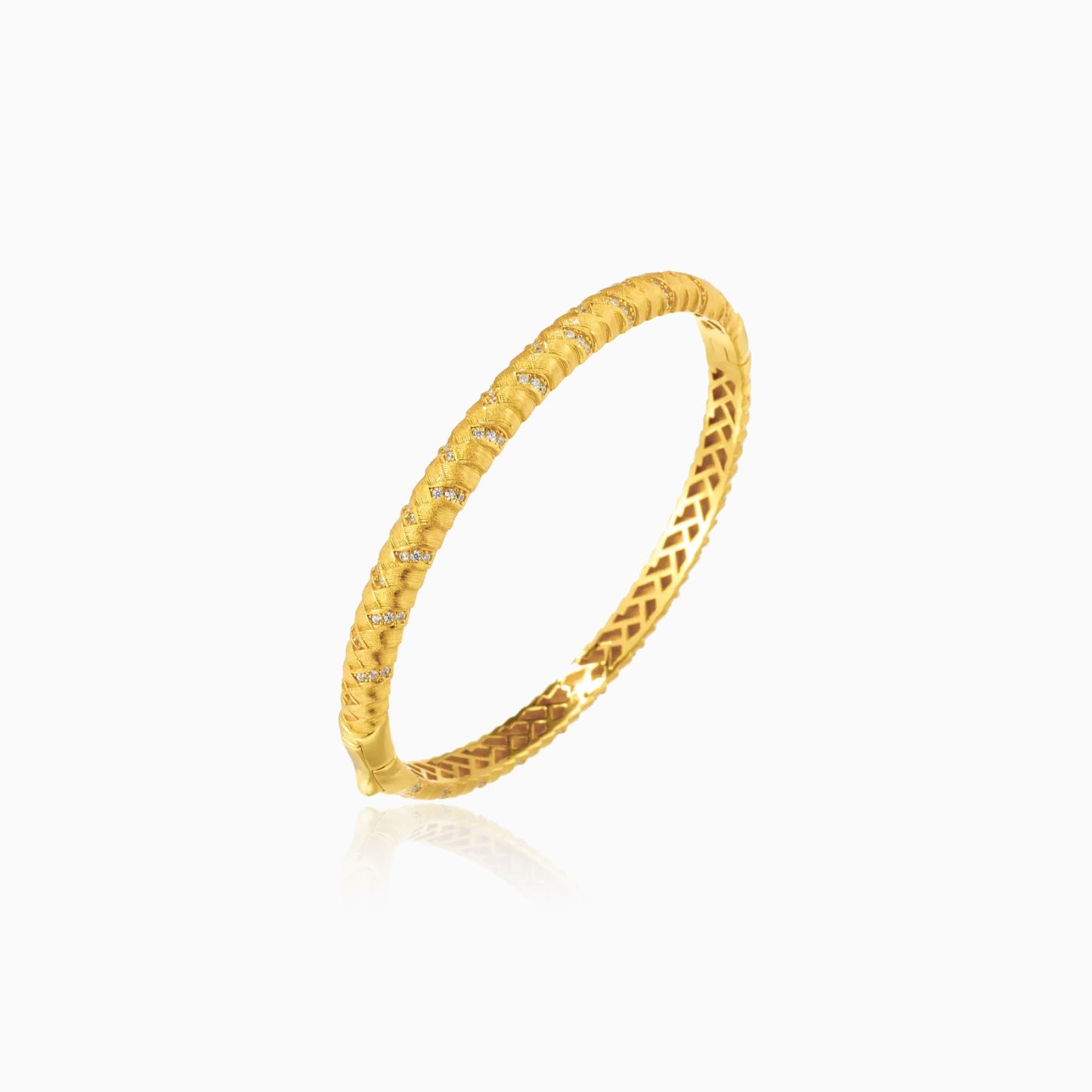 Vintage Braided Glow Bangle