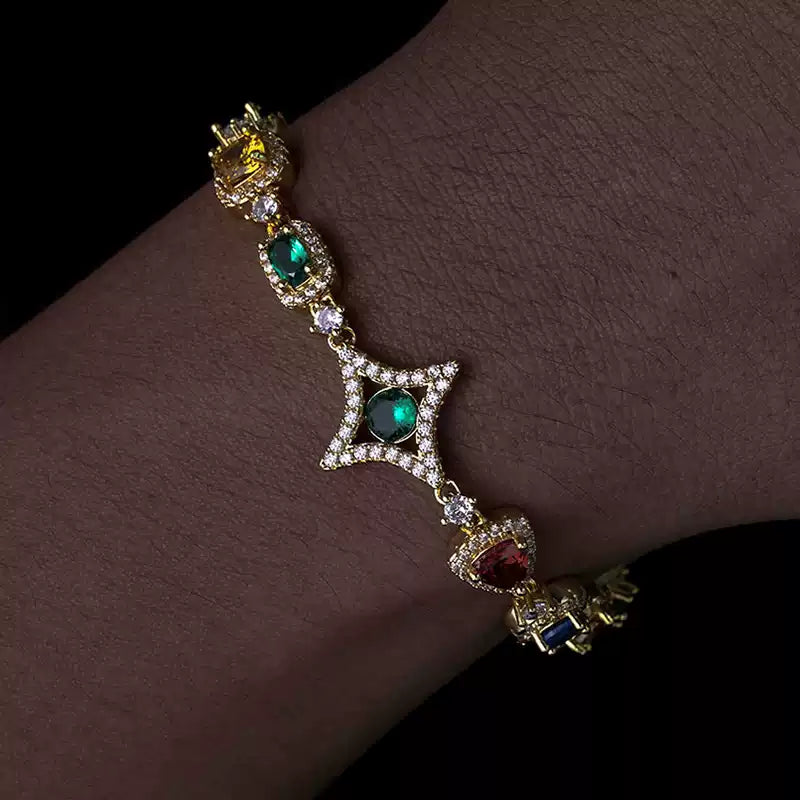 Prism Shine Rainbow Bracelet