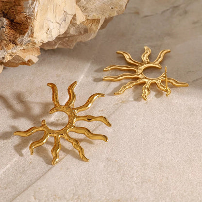 Golen Sunbeam Flare Earrings