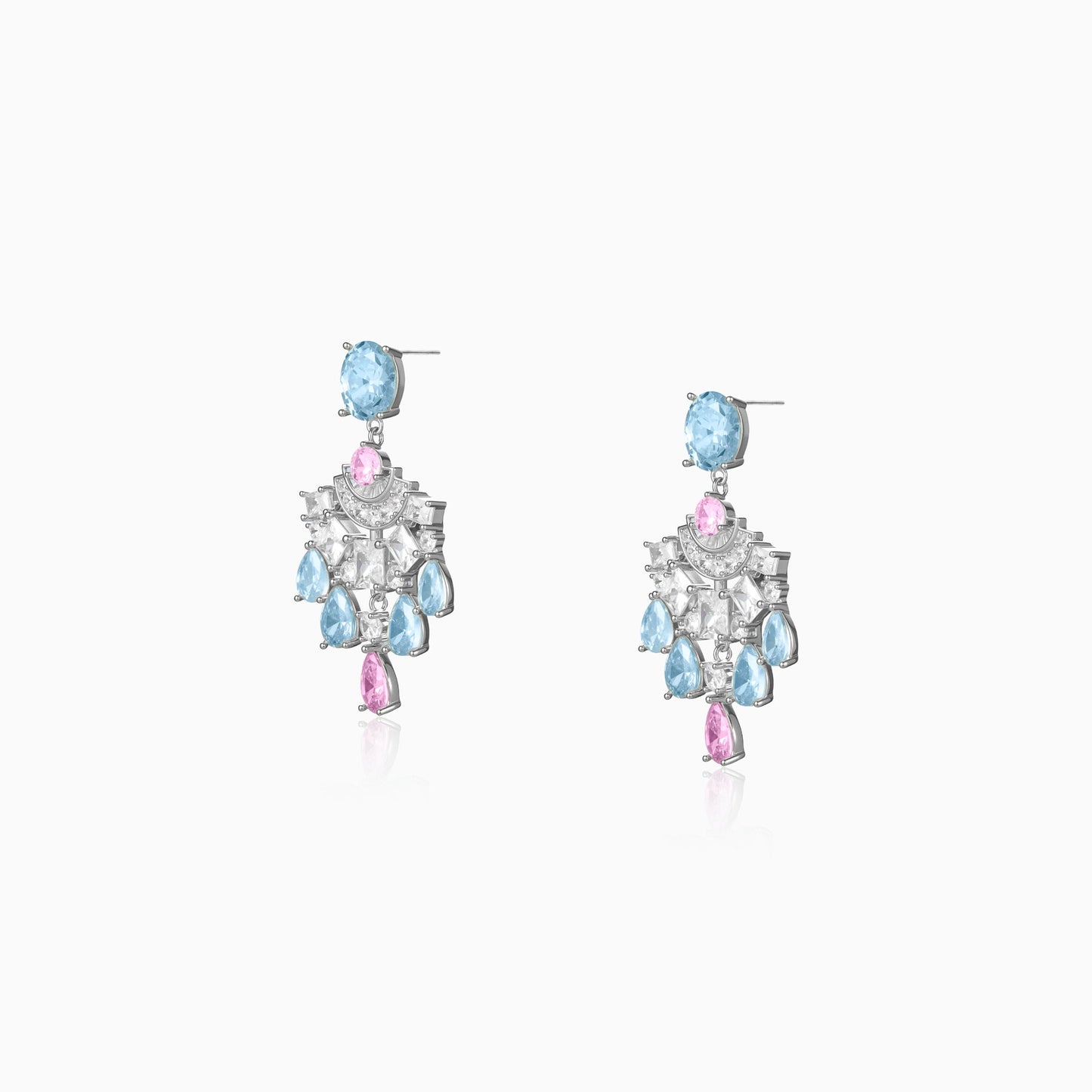 Halo Fan Drop Earrings