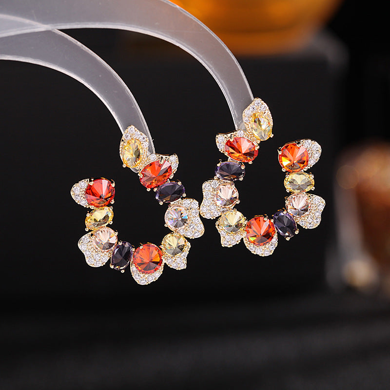 Twilight Chroma C-Hoop Earrings