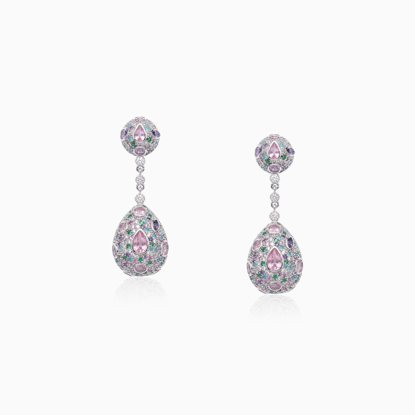 Vintage Teardrop Dangle Earrings