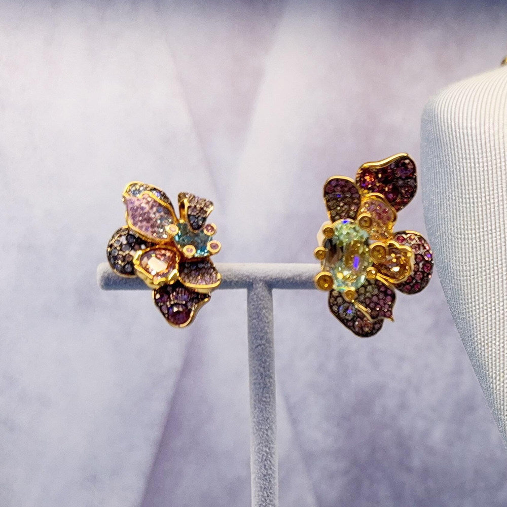 Kaleidoscope Cluster Earrings