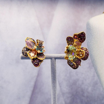 Kaleidoscope Cluster Earrings