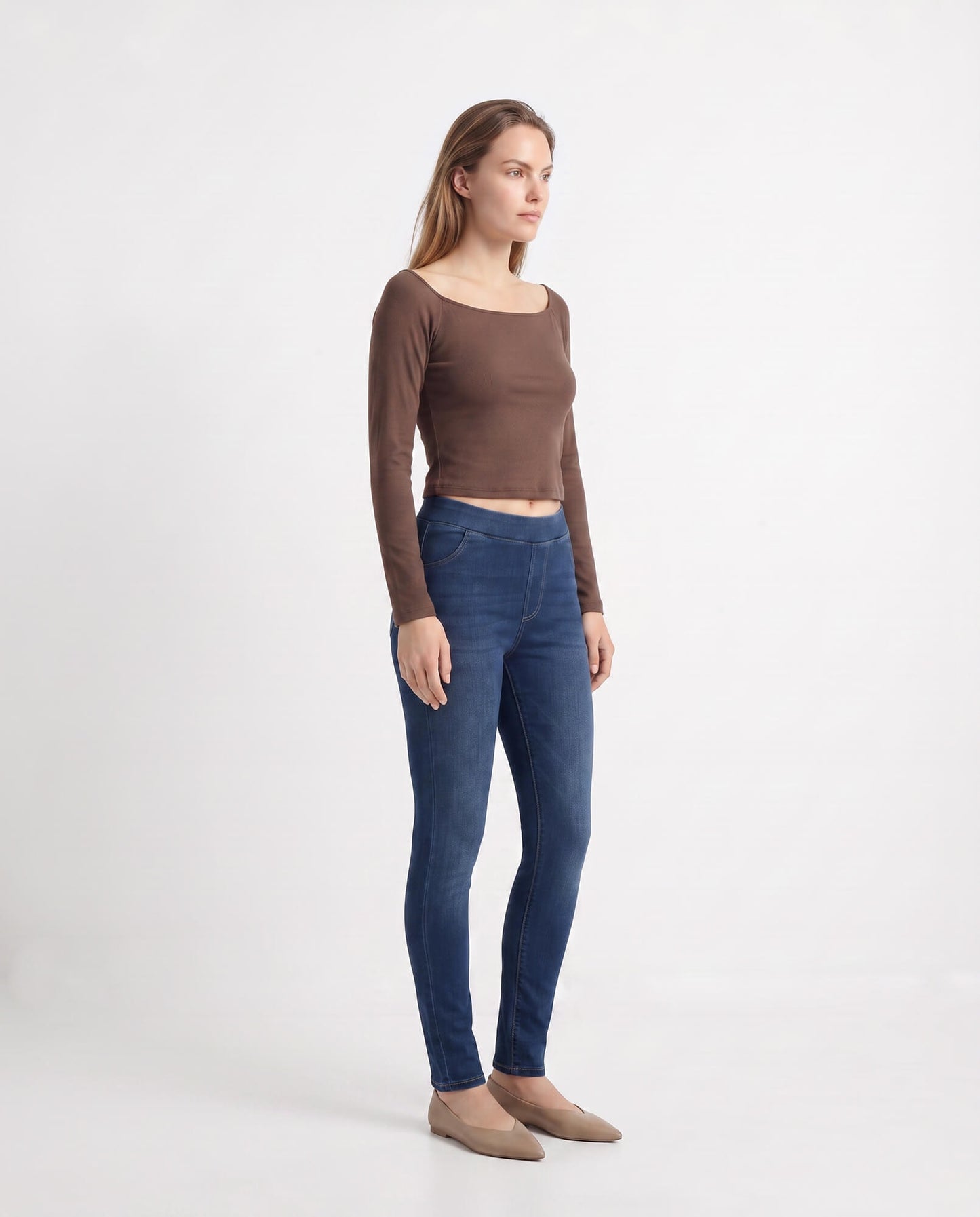 High Stretch Slim Fit Distressed Skinny Jeans