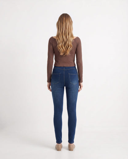 High Stretch Slim Fit Distressed Skinny Jeans