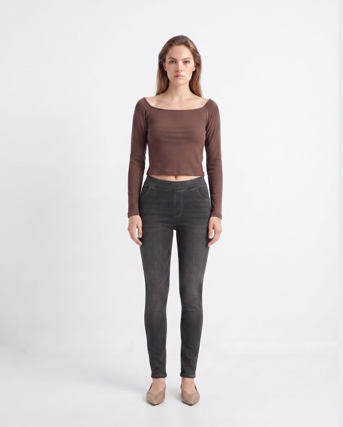 High Stretch Slim Fit Distressed Skinny Jeans