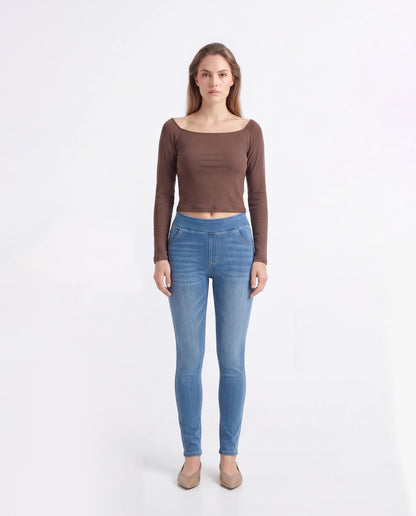 High Stretch Slim Fit Distressed Skinny Jeans