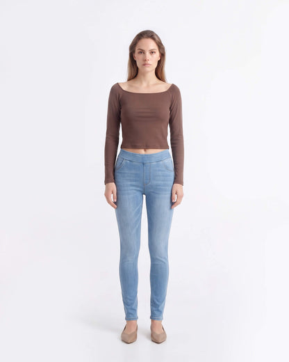 High Stretch Slim Fit Distressed Skinny Jeans