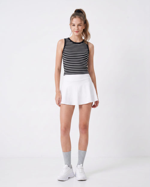 High-Waisted Mini Skort