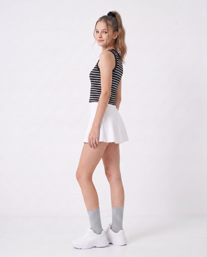 High-Waisted Mini Skort