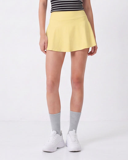 High-Waisted Mini Skort