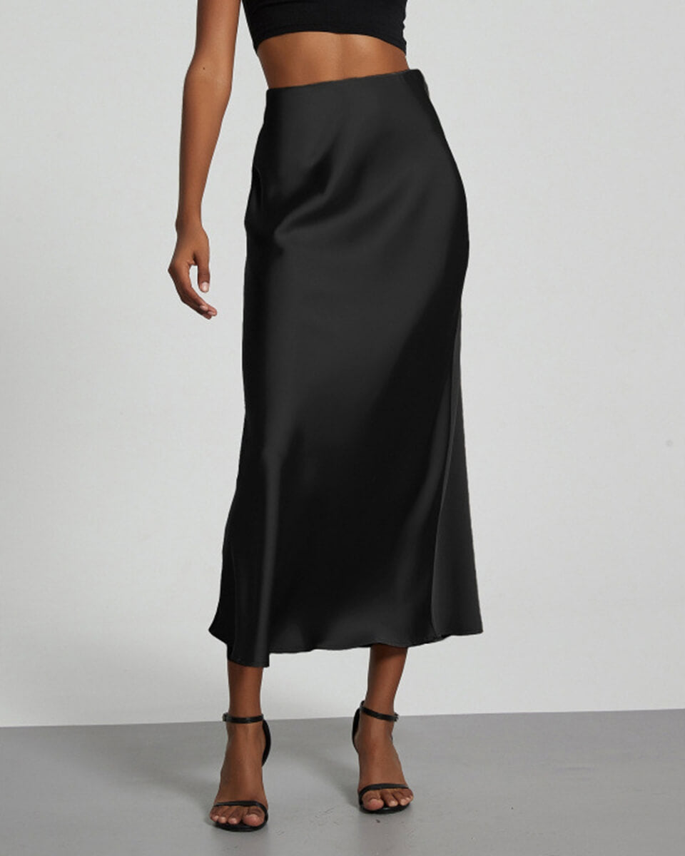 A-Line Midi Skirt