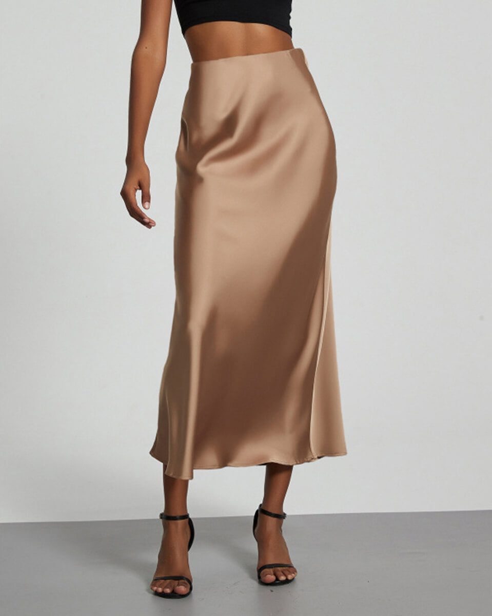 A-Line Midi Skirt
