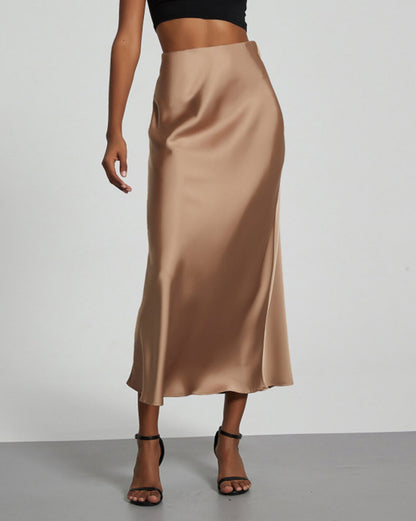A-Line Midi Skirt
