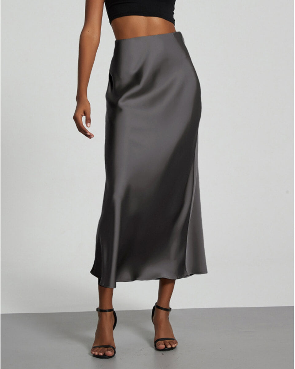 A-Line Midi Skirt