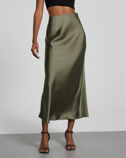 A-Line Midi Skirt