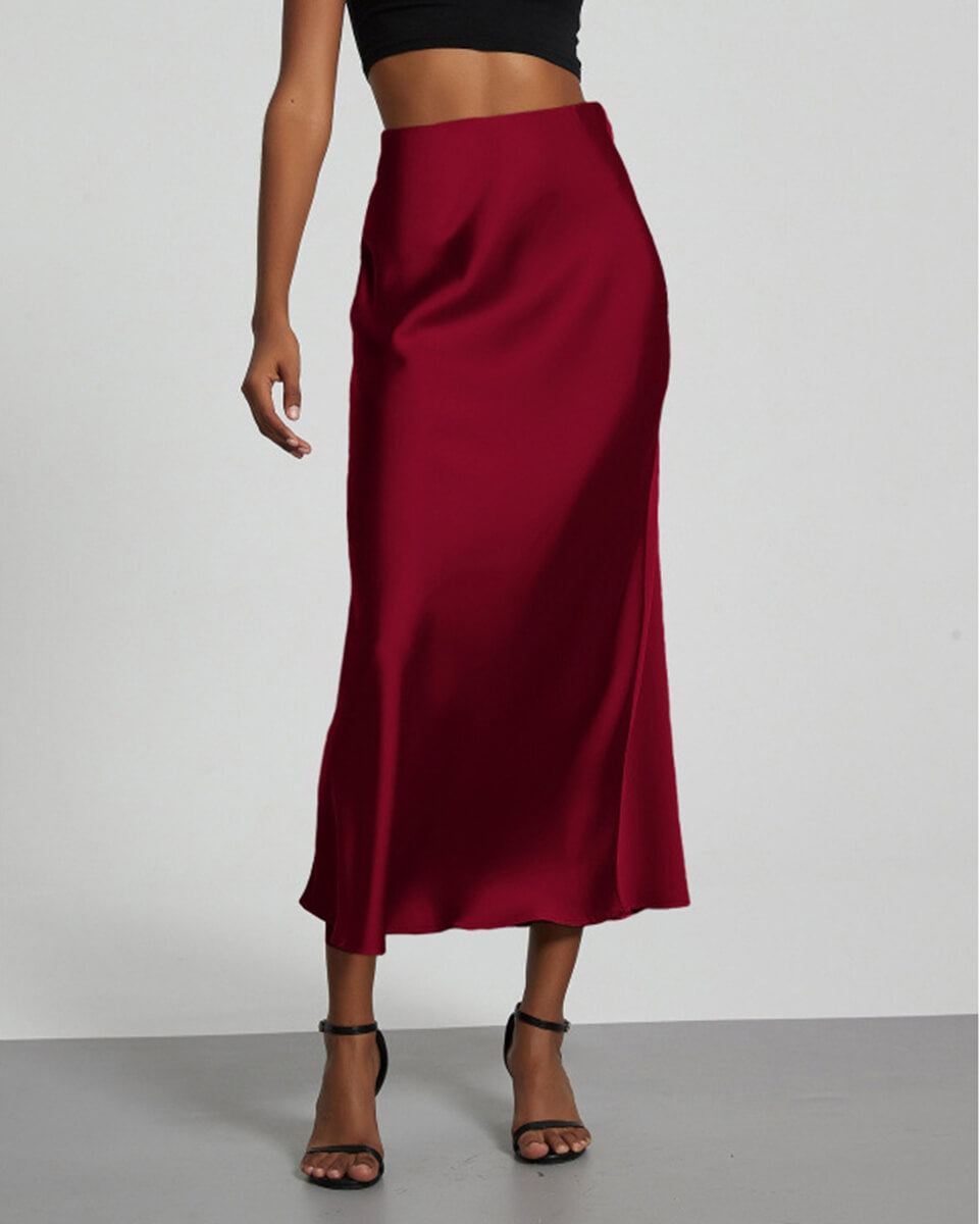 A-Line Midi Skirt