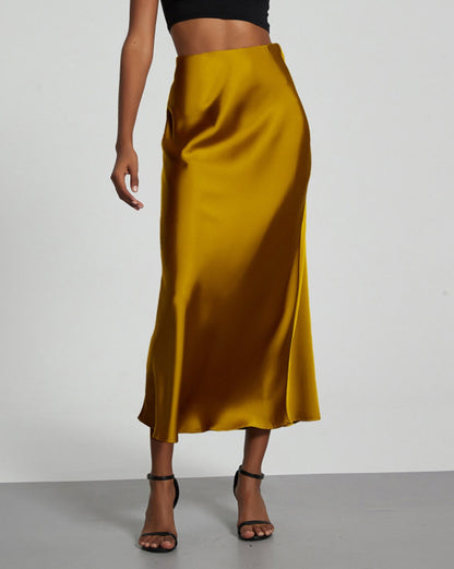 A-Line Midi Skirt