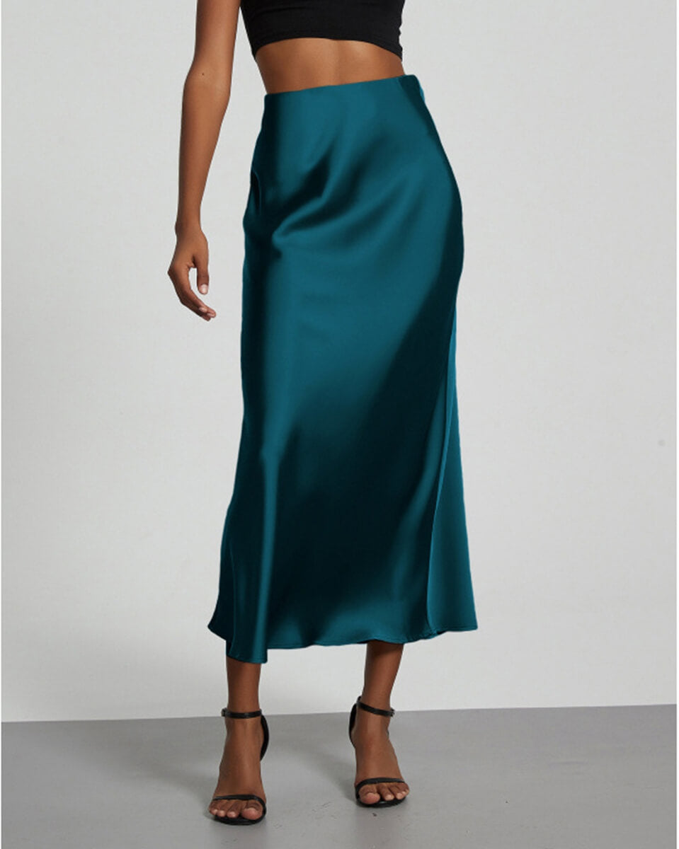 A-Line Midi Skirt