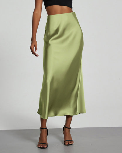 A-Line Midi Skirt
