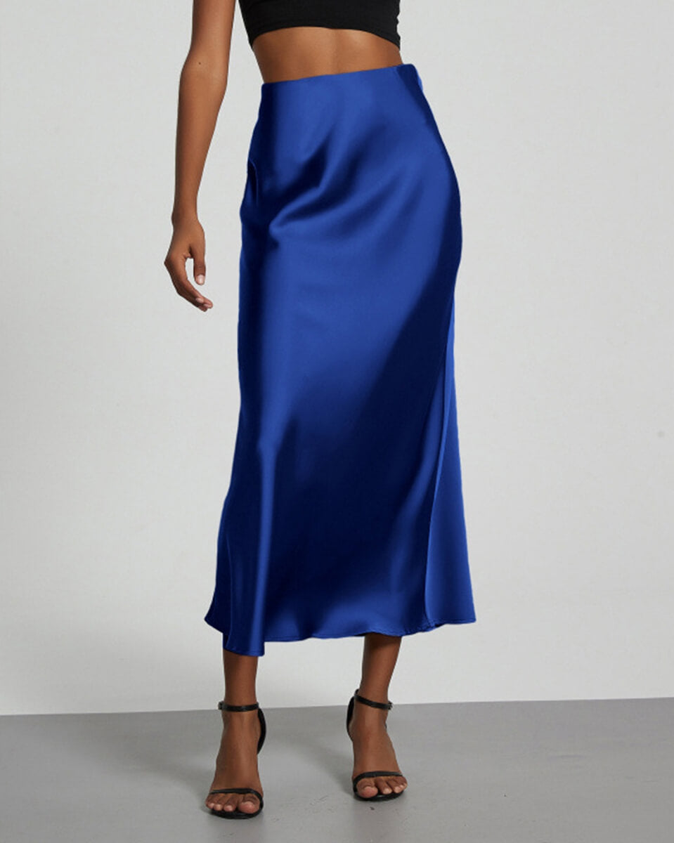 A-Line Midi Skirt