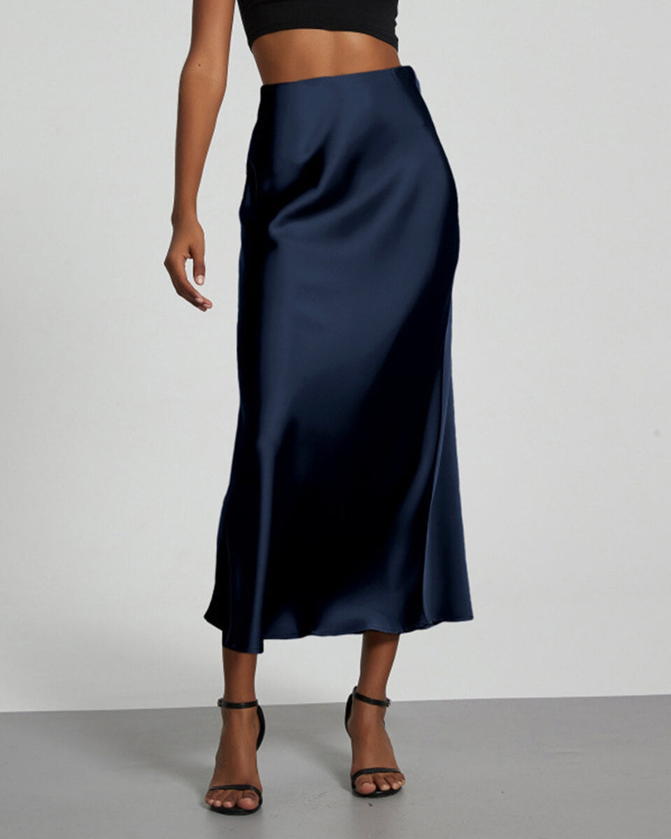 A-Line Midi Skirt