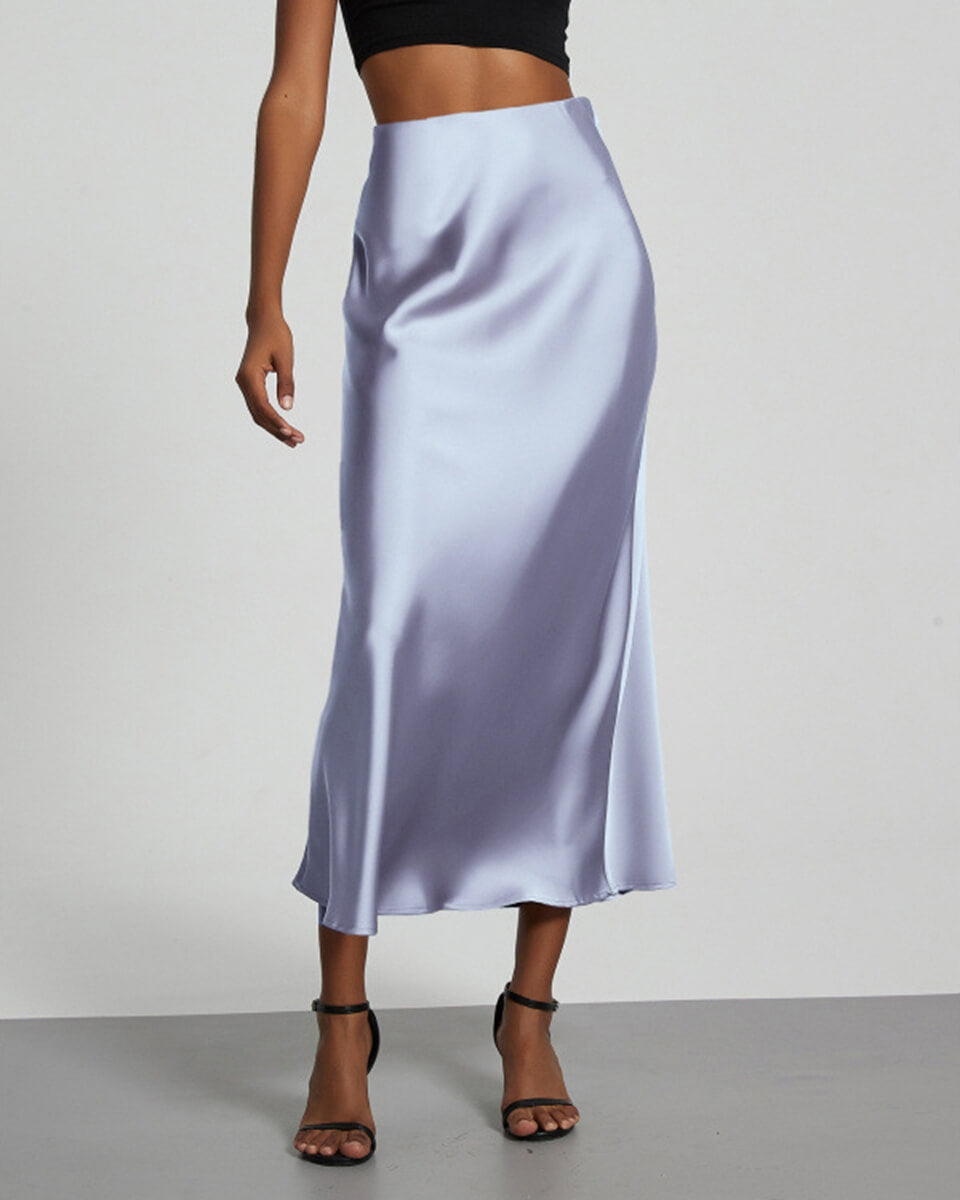 A-Line Midi Skirt