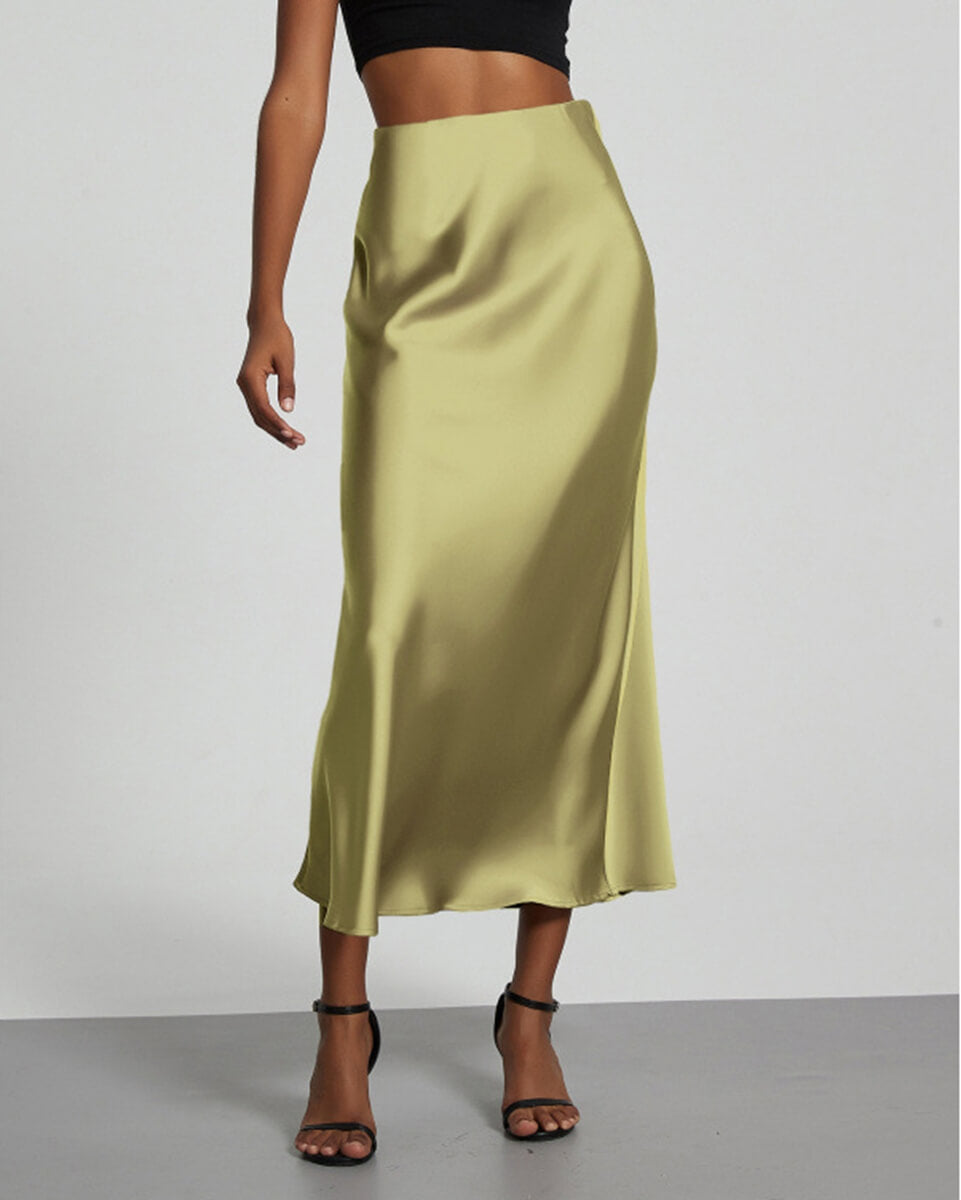 A-Line Midi Skirt