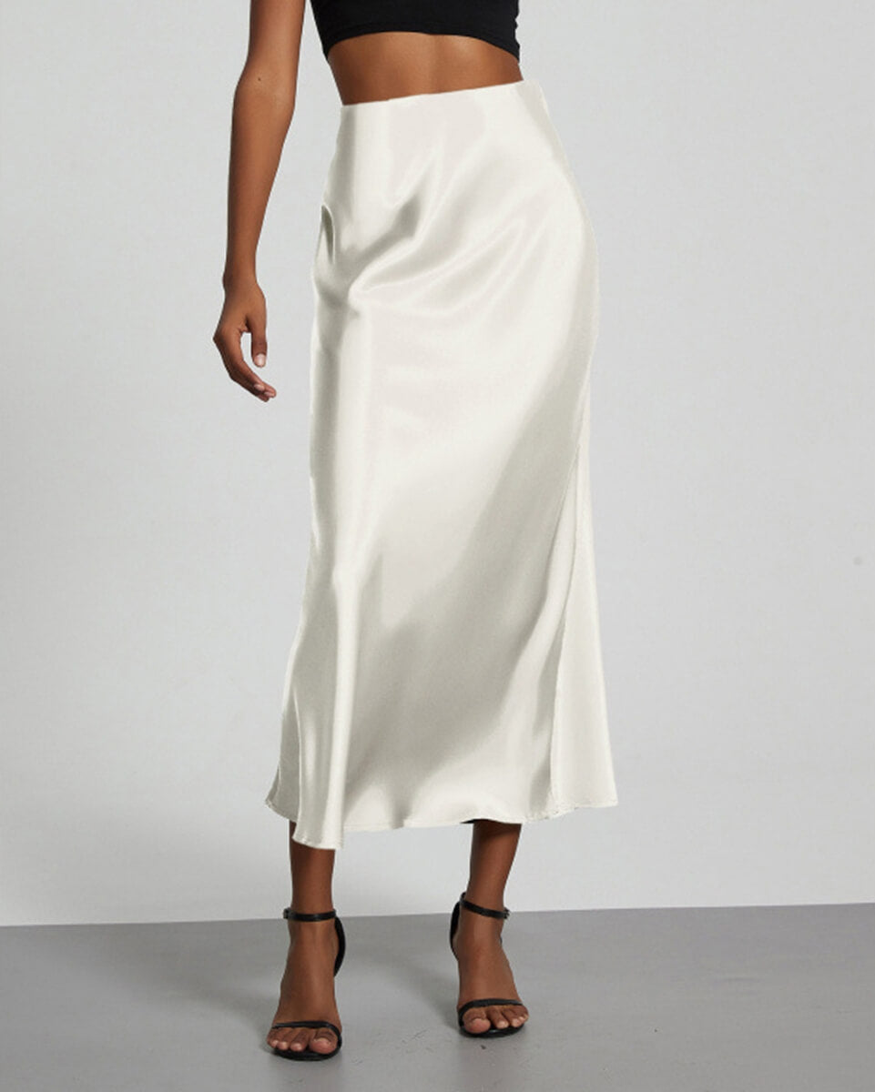 A-Line Midi Skirt