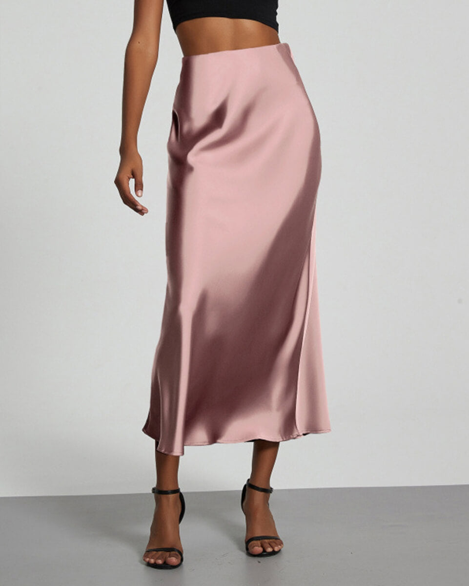 A-Line Midi Skirt