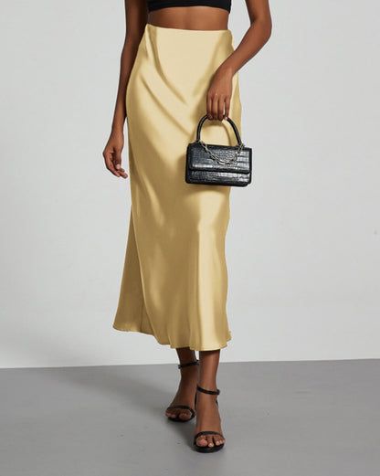 A-Line Midi Skirt