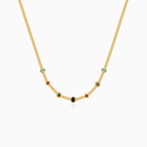 Colorstone Harmony Chain Necklace