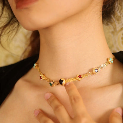 Colorstone Harmony Chain Necklace