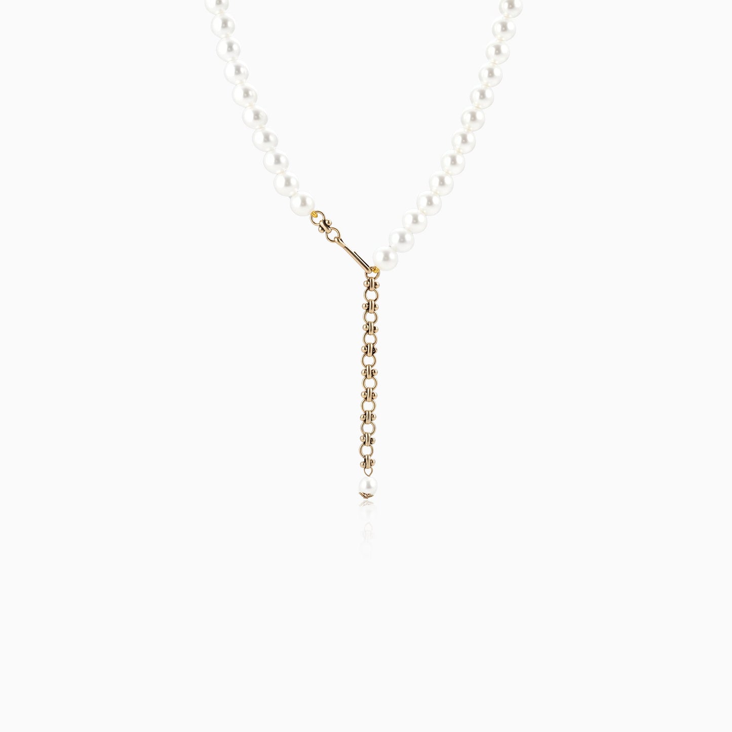Romance Rose Pearls Necklace