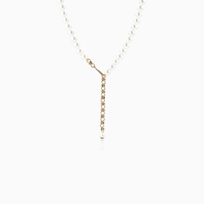 Romance Rose Pearls Necklace