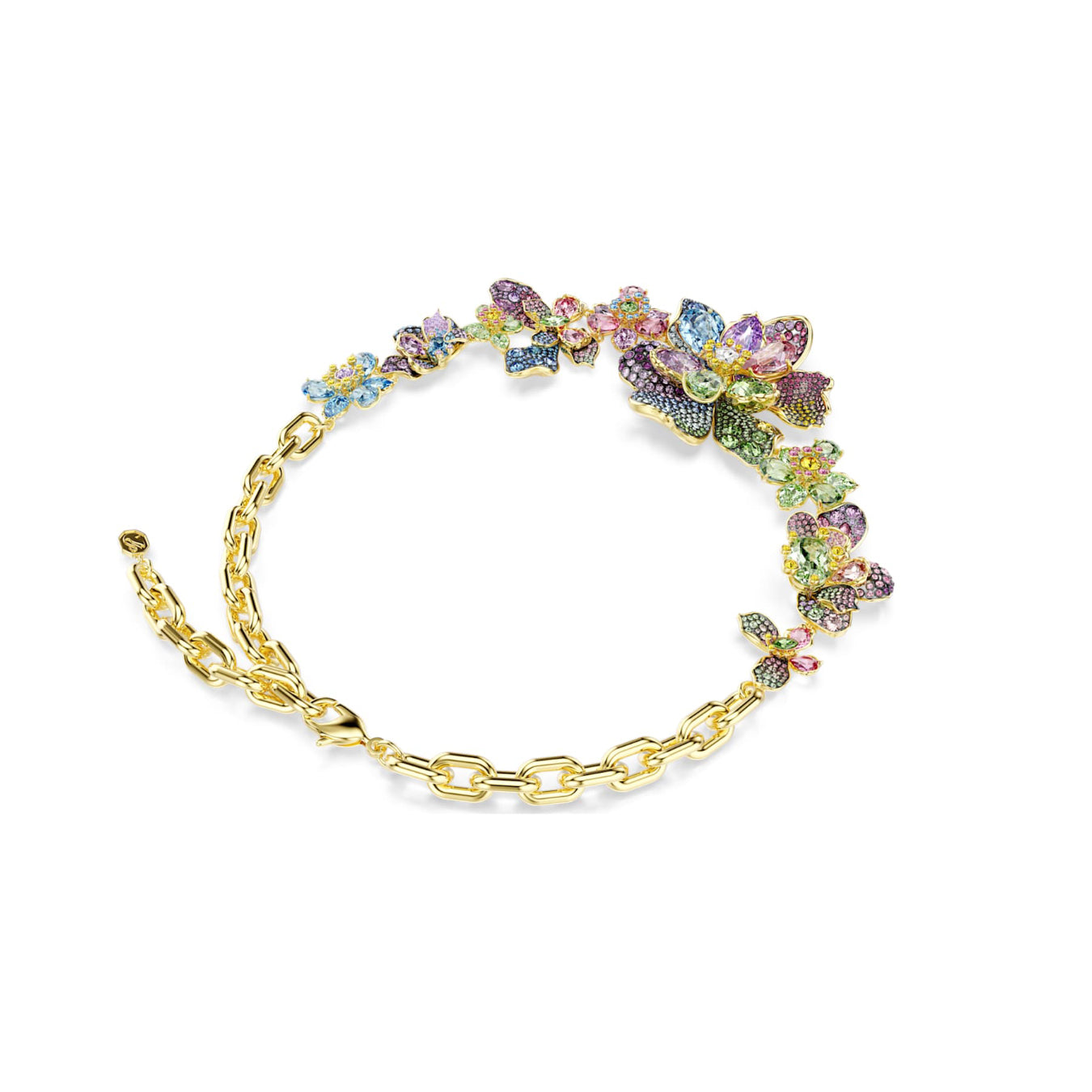 Kaleidoscope Floral Cascade Necklace