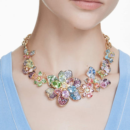 Kaleidoscope Floral Cascade Necklace