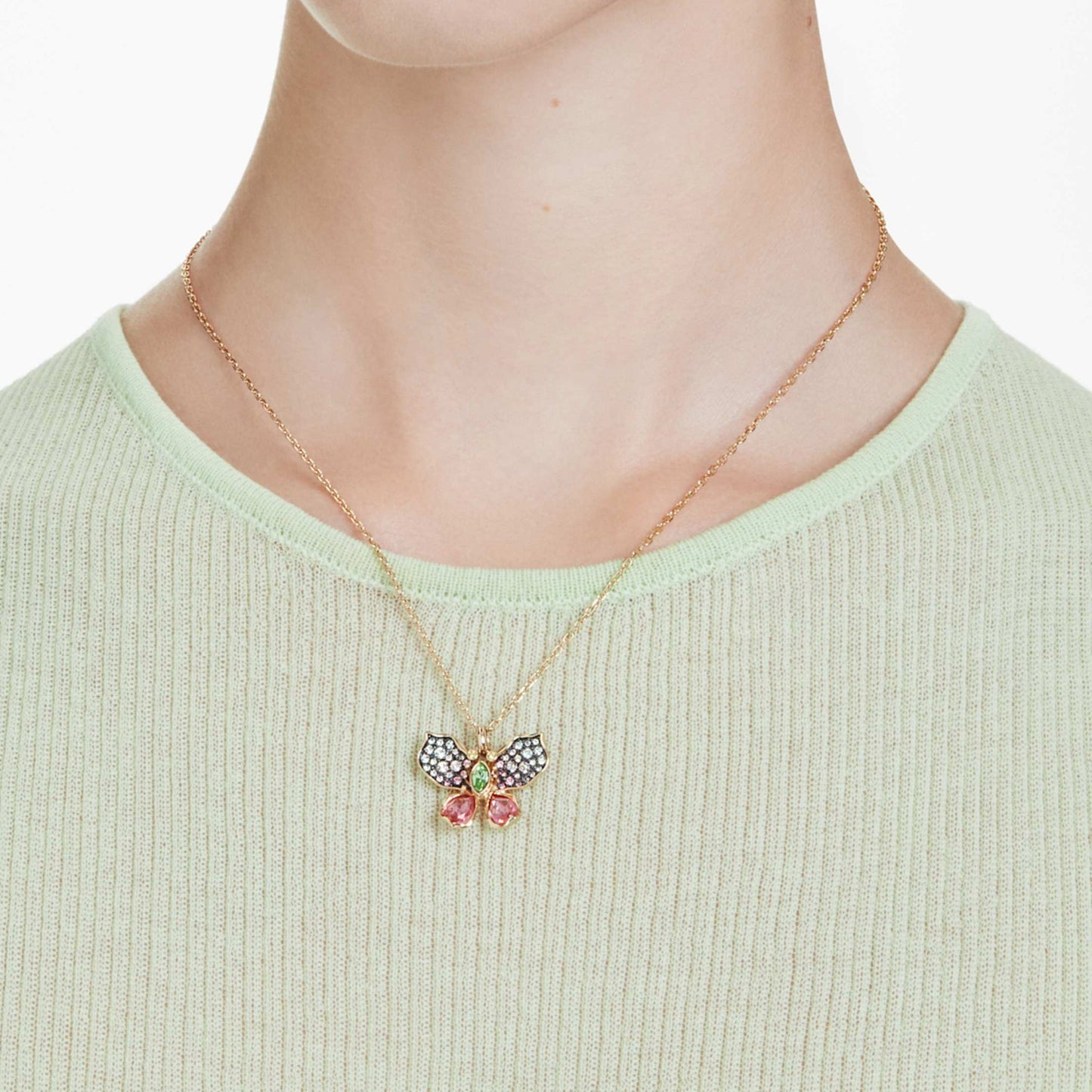 Kaleidoscope Aura Butterfly Necklace