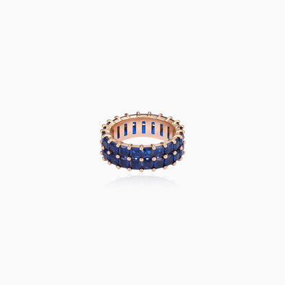 Blue Eternity Band Ring