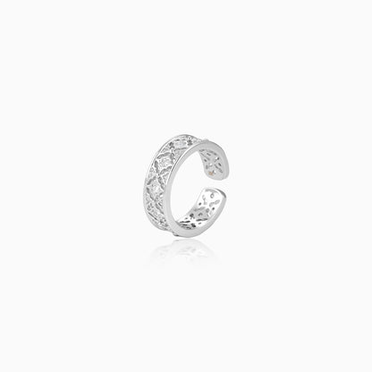 Frosted Geometry Ring